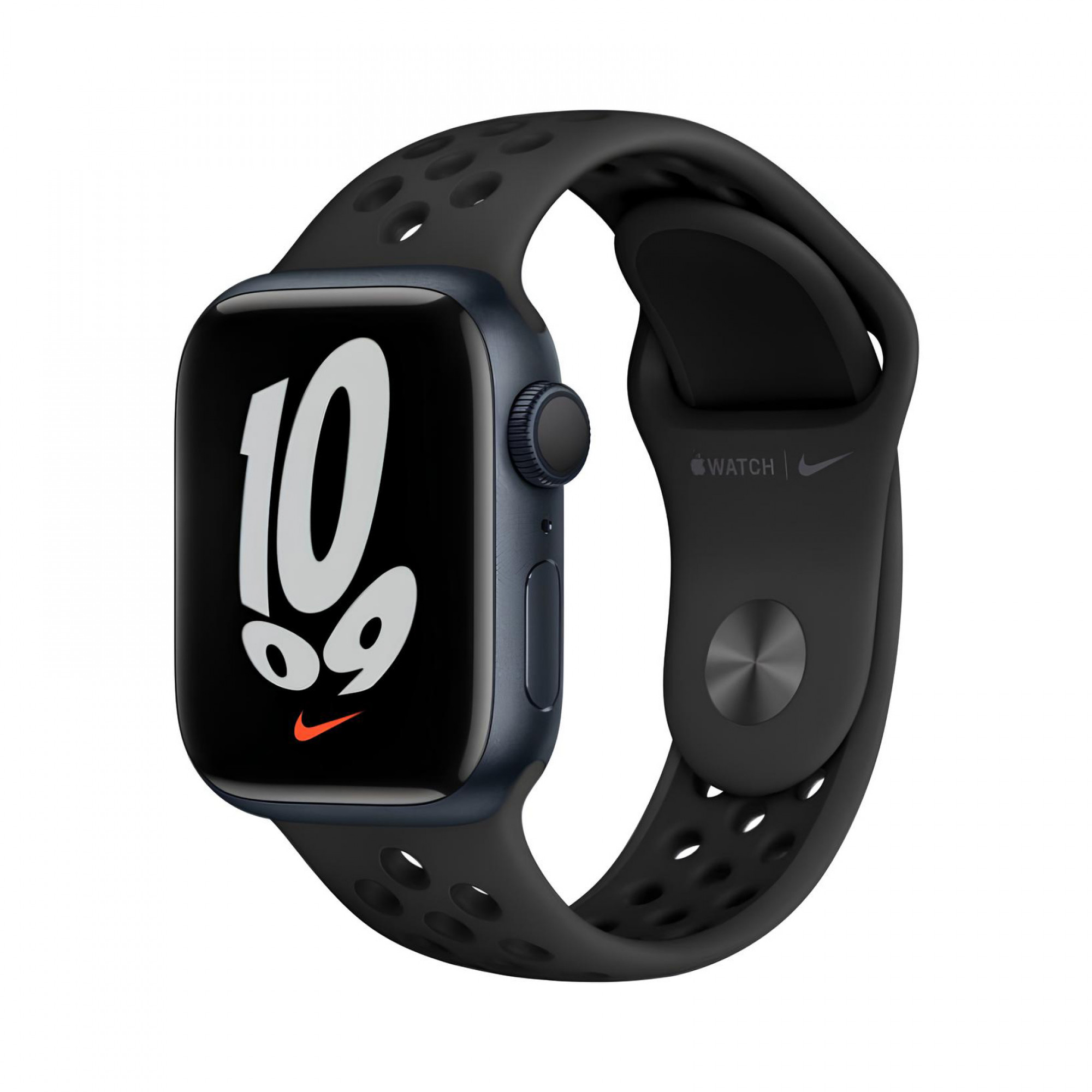 Apple Watch Nike Series 7 GPS 45mm Midnight Aluminum Case w. Anthracite/Black Nike Sport (MKNC3) б/у